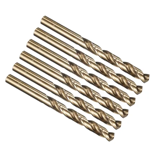 Vista 162 de PATIKIL Broca Jobber de 0.039 in, vástago recto M35 cobalto 5% acero de alta velocidad 135° acabado dorado para metal duro de acero inoxidable - 2