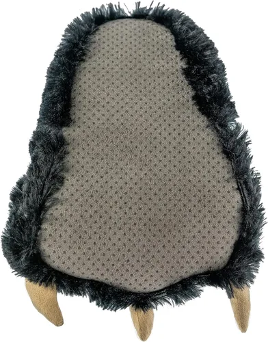 Vista 3 de Lazy One - Pantuflas con diseño de garra de animal para niños y adultos, disfraz divertido para niños, cálidas pantuflas peludas