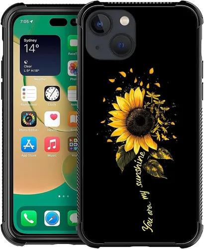 Vista 52 de Funda compatible con iPhone 13 Mini, diseño de elefantes africanos, a prueba de golpes, antiarañazos, carcasa trasera de policarbonato duro