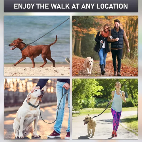 Vista 8 de Biothane - Correa para perro extra resistente, fabricada en Estados Unidos, correas impermeables para perros grandes, medianos y pequeños, correa