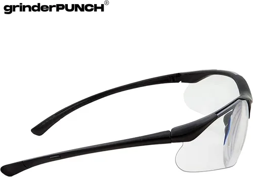 Vista 4 de grinderPUNCH Lentes de Seguridad de Lente Completa con Aumento de Magnificación ANSI Z87, Resistente a Impactos, Lentes de Lectura con Dioptría