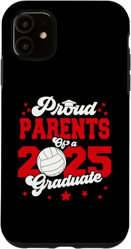 Vista 8 de iPhone 16 Parents of a 2025 Graduate Prom Graduation 25 VolleyBall Case