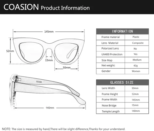 Vista 6 de Lentes de sol estilo retro con forma de ojo de gato, para mujer, modernos, estilo espejo, con protección UV400