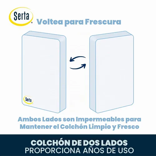 Vista 4 de Delta Children - Cama de madera para niños pequeños, modelo PAW Patrol de Nick Jr. + colchón Serta Perfect Slumber de doble cara con núcleo de fibra