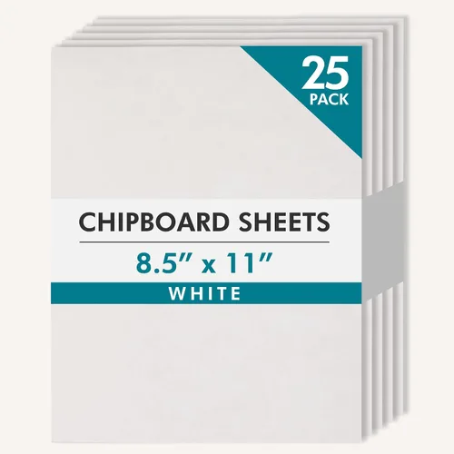 Vista 13 de Grafix de peso medio, láminas de madera prensada de 12 x 12 pulgadas, paquete de 25 unidades de color blanco., Natural, 4" x 6
