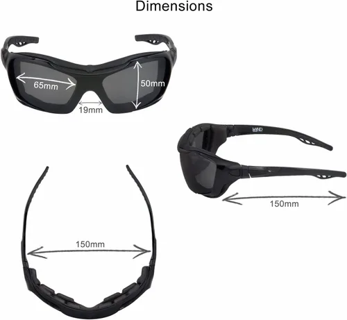 Vista 5 de WYND Blocker Gafas de sol polarizadas para deportes extremos