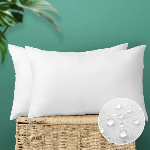 Vista 11 de OTOSTAR Insertos de almohada impermeables de alta calidad, paquete de 1 cojín cuadrado para jardín, banco, patio, rellenos de almohada decorativos 1