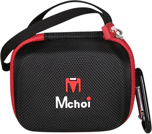 Vista 5 de Mchoi Funda GPS de golf adecuada para Bushnell Golf Phantom 2/3, para Swami KISS 2.0 Golf Handheld GPS Rangefinder, rojo, solo funda