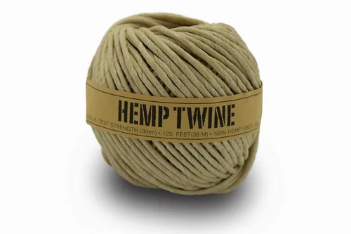 Vista 16 de Cordel de cáñamo para jardinería - Cordel para manualidades - Cuerda de cáñamo orgánico natural para hacer joyería - Cordón fuerte y duradero