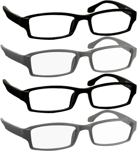 Vista 22 de TruVision Readers Gafas de lectura, bisagras de resorte cómodas para hombres y mujeres, 9501HP