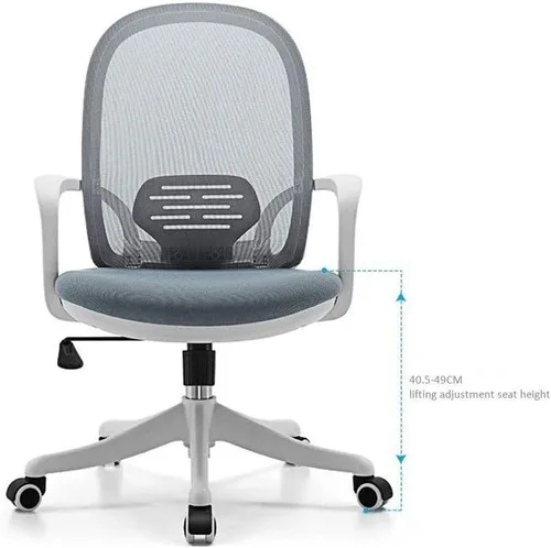 Vista 8 de Silla de oficina ergonómica cómoda multifuncional de tela completa de malla con diseño 2020 (D)