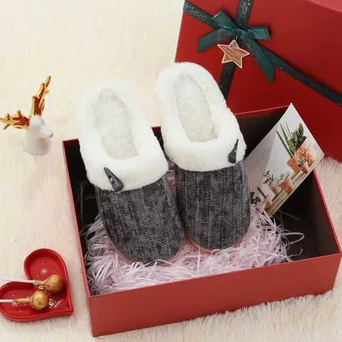Vista 7 de NineCiFun Pantuflas cómodas de casa para mujer, de espuma viscoelástica, mullidas, para interiores, exteriores, antideslizantes, para el hogar