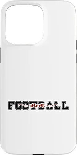 Vista 31 de Proud Football Mom Game Day Varsity Script Style Case for iPhone 17
