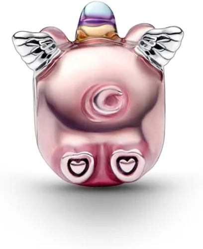Vista 2 de Charm Pandora Moments 792573C01 Cerdito unicornio