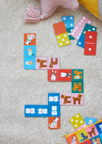 Vista 5 de Game Spot the Difference Dominoes Doggies