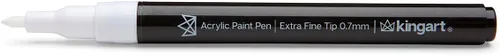 Vista 7 de KINGART PRO - Bolígrafos de pintura extra fina, punta de 0.028 in, 6 marcadores de pintura acrílica, bajo olor y secado rápido para rocas, madera