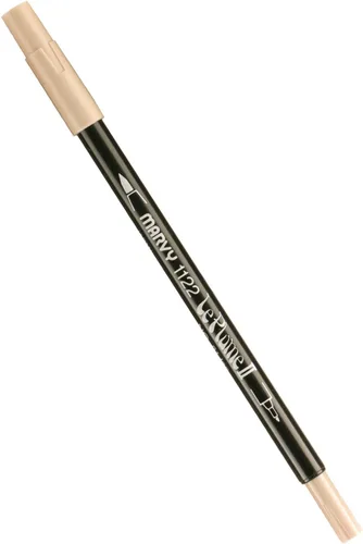 Vista 8 de Uchida 1122-C-3 Marvy Extra Fine Tip Le Plume II Rotulador de doble punta, azul