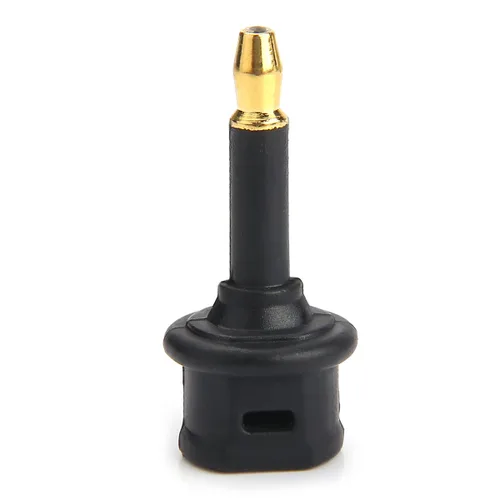 Vista 3 de MOBOREST Toslink de fibra óptica digital a conector de 0.138 in (Mini Toslink) Adaptador de enchufe óptico digital para audio (paquete de 2)