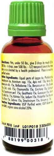 Vista 4 de Newton Homeopathics Mascotas reumáticas ~ Cuidado de las articulaciones - 1 Oz Líquido