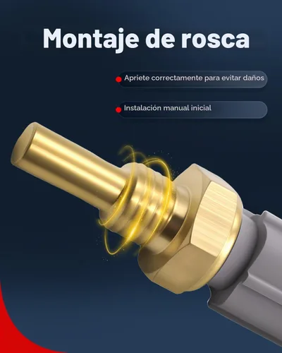 Vista 3 de VEHICODE Sensor de temperatura del refrigerante del motor, sensor de temperatura del agua ECT compatible con Toyota Tacoma 4Runner Camry Corolla