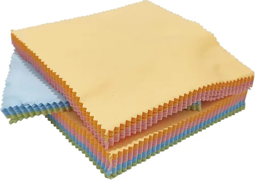 Vista 4 de Paño de limpieza de microfibra 500pcs para gafas lentes de cámara pantallas de computadora gafas