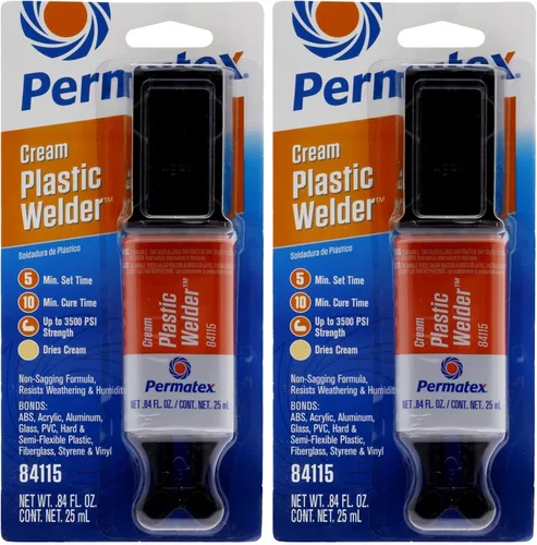 Vista 6 de Permatex 84115-12PK PermaPoxy soldadura de plástico de 5 minutos, 0.84 onzas, Negro
