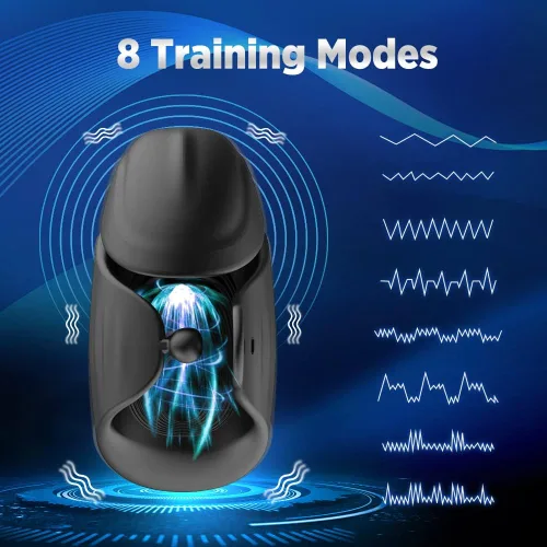 Vista 5 de Masturbador vibrador masculino ajustable, juguetes sexuales para hombres y adultos, 3 en 1, manos libres, juguete sexual para hombres, estimulador