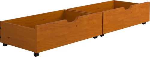 Vista 4 de Donco Kids 505-DG - Cajón doble para debajo de la cama, tamaño único, gris oscuro