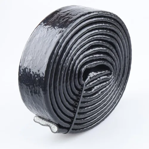 Vista 2 de AC PERFORMANCE Funda protectora contra incendios de fibra de vidrio con revestimiento de silicona de 1/2 pulgada para línea de manguera y cableado