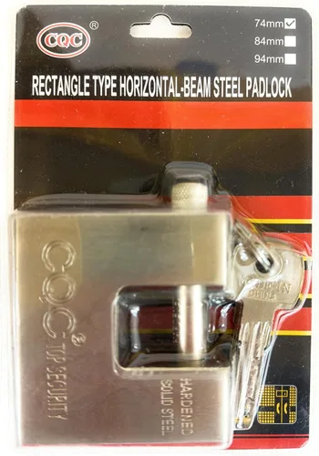 Vista 8 de Caja de bloqueo de contenedores de envío con llave atornillada con 4 llaves, 100% acero para seguridad resistente