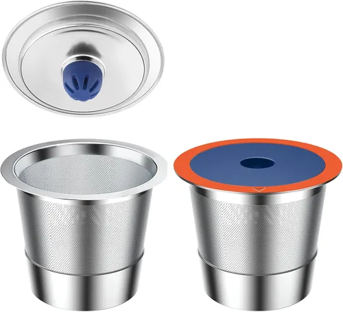 Vista 8 de Filtro de Café Reutilizable para Keurig K Duo, Cesta Reutilizable de Acero Inoxidable de 8-12 Tazas para K-Duo Essentials y Cafeteras K Duo, Paquete