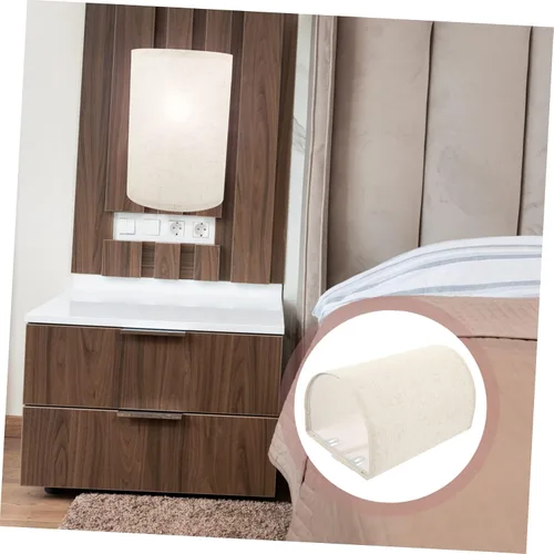 Vista 9 de DOITOOL 1 juego de pantalla desmontable para lámparas de piso y escritorio, moderna cubierta de luz de pared de repuesto para sala de estar
