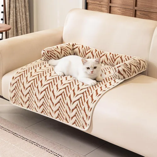 Vista 21 de Alfombrillas calmantes para cama para perros con soporte para el cuello y Negro