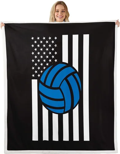 Vista 16 de Feelyou Football Throw Blanket Basketball Sports Soft Fleece Sherpa Cozy Fuzzy Plush Warm Soccer Ball Game Fuzzy Plush Throw Black Baseball Gaming