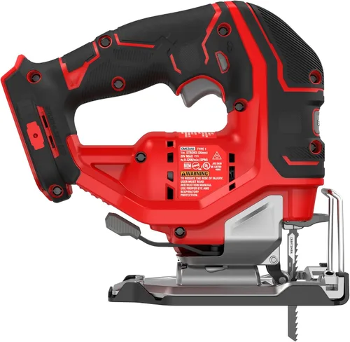 Vista 9 de CRAFTSMAN V20 RP - Sierra de calar inalámbrica, 3 ajustes orbitales, hasta 3,200 SPM, velocidad variable sin llave, solo herramienta (CMCS650B)
