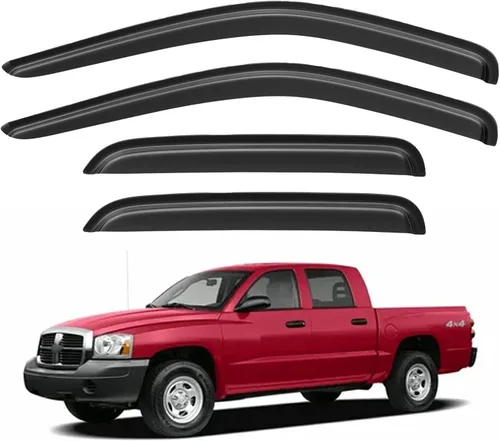 Vista 58 de YQAUTEC - Viseras para ventana, protectores contra la lluvia, compatibles con Subaru WRX 2015-2021, deflectores de viento para ventanas, viseras