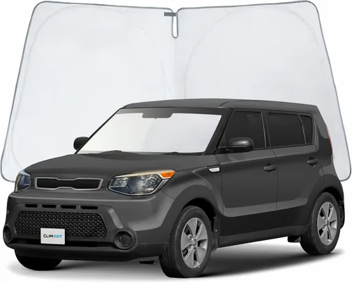 Vista 59 de Clim Art - Parasol para parabrisas de Nissan Pathfinder 2022-2024, plegable, personalizado, protector solar para vehículo, cubierta para parabrisas