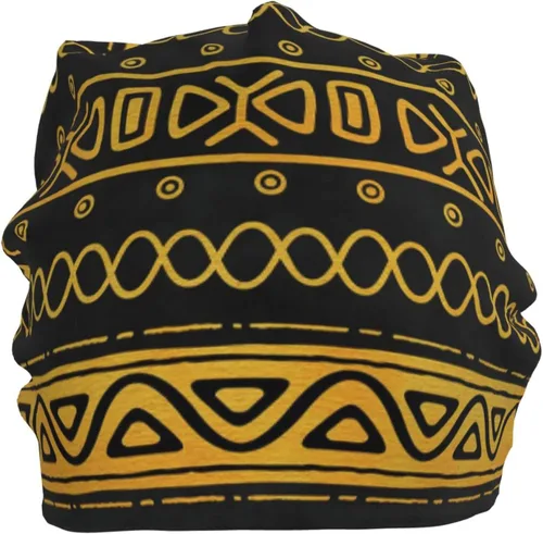 Vista 42 de Gorro africano holgado de invierno, gorro de punto casual para hombres y mujeres