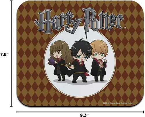Vista 5 de Alfombrilla de mouse delgada de perfil bajo de personajes de anime de Harry Potter