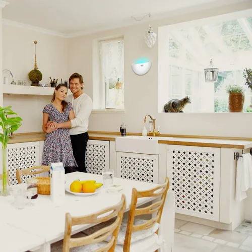 Vista 6 de Faicuk Aplique de pared trampa de luz para moscas para capturar moscas, polillas, jejenes, mosquitos y otros insectos voladores-12"x6.1"x5.98