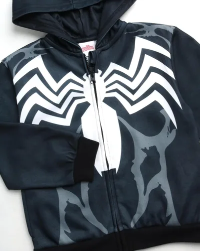 Vista 4 de Marvel Avengers Boys' Sweatshirt - Spidey, Spider-Man, Venom, Hulk - Cosplay Hoodie Sweatshirt for Boys (3T-12)