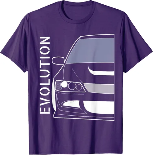 Vista 70 de Camiseta Evo 8 Design Turbo JDM Classic Legends, Negro, S