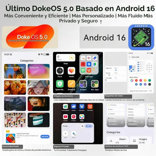 Vista 5 de Blackview Fort 2 - Teléfono resistente Android 16, 0.421 in ultra delgado y resistente, teléfono inteligente desbloqueado, 24 GB + 256 GB/2 TB 6.56
