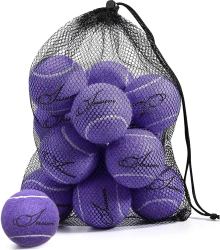 Vista 10 de INSUM Bulk Tennis Balls, Extra Duty Practice Balls with Mesh Bag