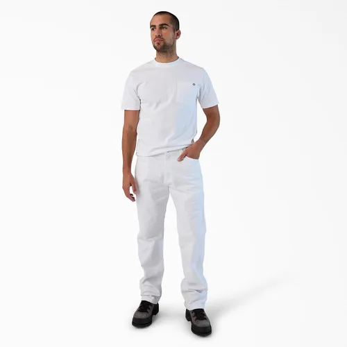 Vista 5 de Dickies Pantalones de pintor utilitarios para hombre Blanco