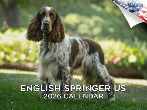Vista 143 de Calendario de Lebrel Afgano 2025 2026, calendario mensual de pared de raza canina, 12" x 18" abierto, papel grueso sin traspaso, ideal para regalo