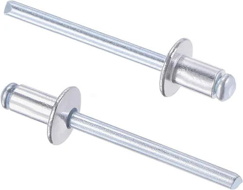 Vista 24 de uxcell Remaches ciegos, remaches de aluminio para tirar, 60 piezas tono plateado