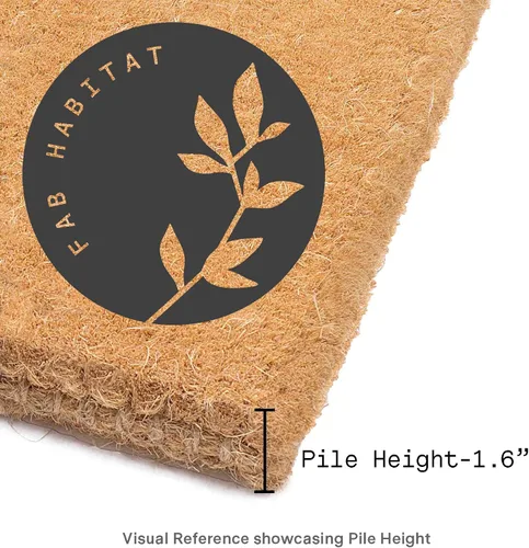 Vista 6 de Fab Habitat Tapete tejido a mano Tapete de entrada para patio, puerta de entrada Decorativo para todas las estaciones