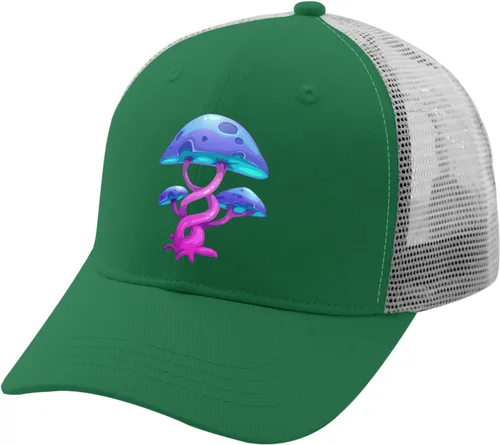 Vista 2 de Hat Fantasy Cartoon Mushroom Dad Hat for Men Vintage Hat Adjustable