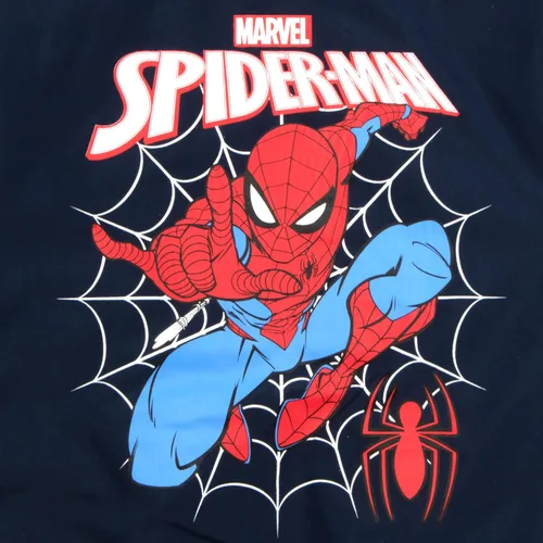 Vista 4 de Marvel Spider-Man Queens NY - Chaqueta de bombardero para niños, chaqueta universitaria con cremallera para niños y niños pequeños